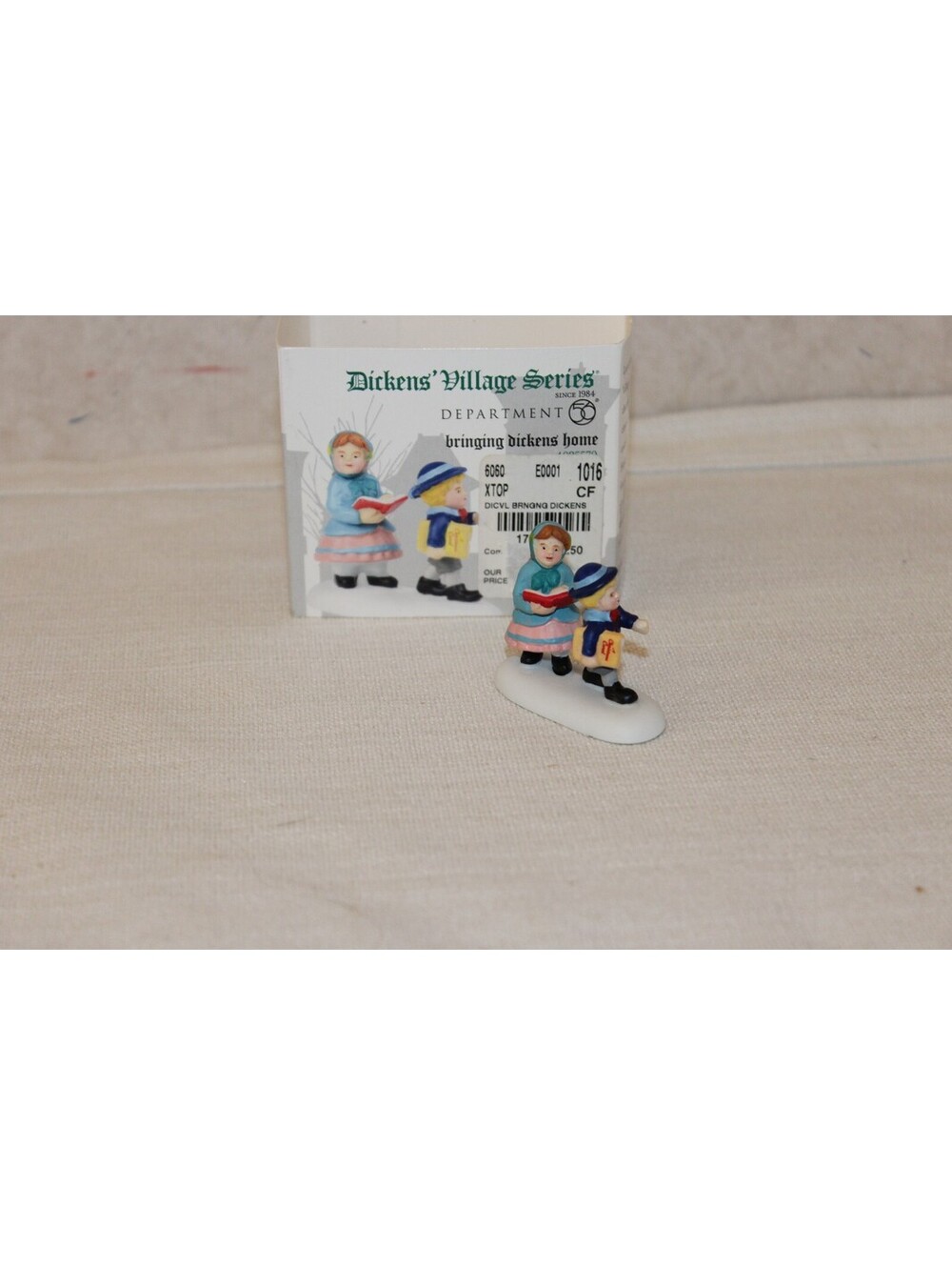 NEW Department 56 Dickens Village Bringing Dickens Home Figurine